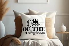 Queen Of The Classroom SVG, Teacher SVG Design Product Image 3