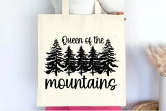 Queen of the mountains SVG , Mountain Hiking SVG Product Image 3