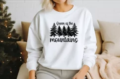 Queen of the mountains SVG , Mountain Hiking SVG Product Image 2