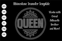 Queen Rhinestone SVG Template Product Image 1