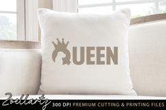 Queen Dog Lover SVG Queen SVG Mothers Day SVG Paw Prints SVG Product Image 3