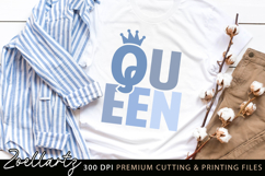 Queen SVG PNG EPS DXF Empower Women Mothers Day T-shirt Mug Product Image 5