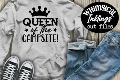 Queen Of The Campsite-Camping SVG Product Image 1