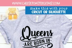 Birthday Queen Quote on Shirt Mockup