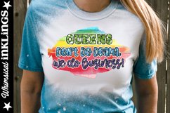 Queens Don't Do Drama Tie Dye Sublimation Clipart Product Image 1