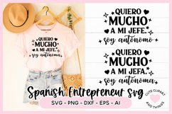 Spanish Entrepreneur SVG Quiero A Mi Jefe, Soy Autónoma SVG Product Image 1