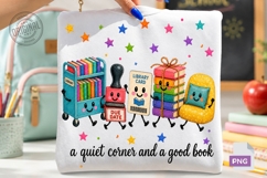 Quiet Corner and a Good Book Clipart PNG Product Image 2