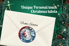 Quilling 3D Round Christmas Ornaments Bundle Sublimation PNG Product Image 5