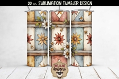 Rustic Quilts 4 Seamless Designs 20 oz Sublimation Tumblers Product Image 2