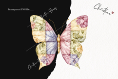 Quilted Butterflies Clipart | Cottagecore PNG Product Image 2