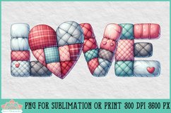 Quilted Love Heart Pillow | Nursery Wall Art Product Image 2