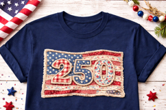 USA 250th Anniversary PNG, America 250 Flag 1776-2026 Product Image 8