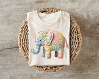 Quilted Elephant | Patchwork | PNG Clipart Product Image 4