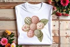 Quilted Flower | Patchwork | PNG Clipart Product Image 3