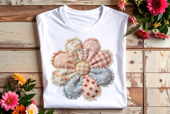 Quilted Flower | Patchwork | PNG Clipart Product Image 2