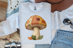 Quilted Mushroom | Patchwork | PNG Clipart Product Image 4