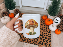 Quilted Mushroom | Patchwork | PNG Clipart Product Image 2
