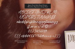 Quin Forte Hand Drawn Monoline Signature Font Product Image 6