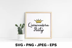 Quinceanera Party. Quinceañera SVG. 15th Birthday Product Image 2