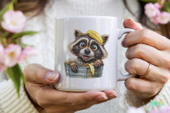 Quirky And Funny Raccoons Sublimation Product Image 4