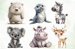 Quirky Animals Sublimation Clipart Product Image 3