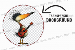 Quirky Birds Clipart Sublimation Product Image 2