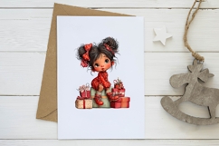 Quirky birthday girl clipart Product Image 2