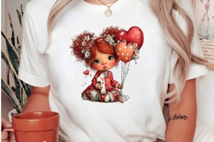 Quirky birthday girl clipart Product Image 3