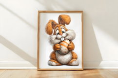 Quirky Bunny With Easter Egg Clipart Product Image 3