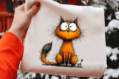 Quirky Cats Sublimation Clipart Product Image 2