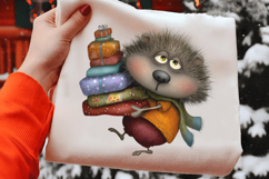 Quirky Christmas Animals Clipart Product Image 2