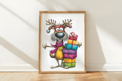 Quirky Christmas Animals Clipart Product Image 3