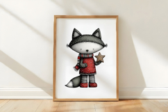 Quirky Christmas Animals Clipart Product Image 3