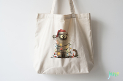Quirky Christmas Cat Clipart Product Image 4