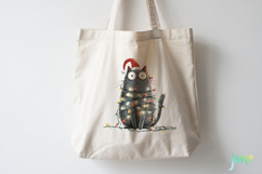 Quirky Christmas Cat Clipart Product Image 4