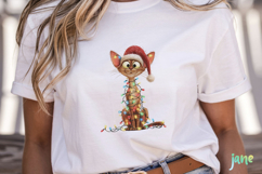Quirky Christmas Cat Clipart Product Image 2