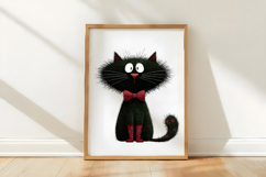 Quirky Christmas Cats Clipart Product Image 3