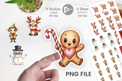 Quirky Christmas Cuties Sticker Product Image 1