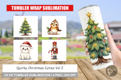 Quirky Christmas Cuties Tumbler Product Image 1