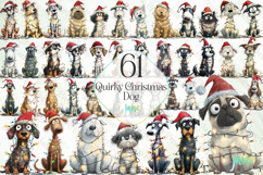 Quirky Christmas Dog Sublimation Bundle Product Image 1