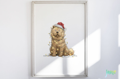 Quirky Christmas Dog Clipart Product Image 5