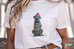 Quirky Christmas Dog Clipart Product Image 2