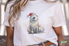 Quirky Christmas Dog Clipart Product Image 2