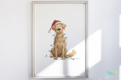 Quirky Christmas Dog Clipart Product Image 5