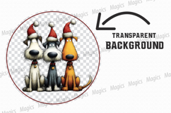 Quirky Christmas Dog Png Sublimation Product Image 2