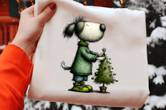 Quirky Christmas Dog Clipart Product Image 2