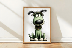 Quirky Christmas Dog Clipart Product Image 3