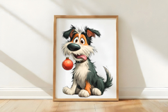 Quirky Christmas Dog Clipart Product Image 3