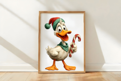 Quirky Christmas Duck Clipart Product Image 3