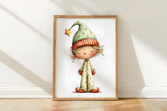 Quirky Christmas Elf Clipart Product Image 3